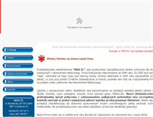 Tablet Screenshot of max-el.com.pl