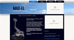 Desktop Screenshot of max-el.net.pl